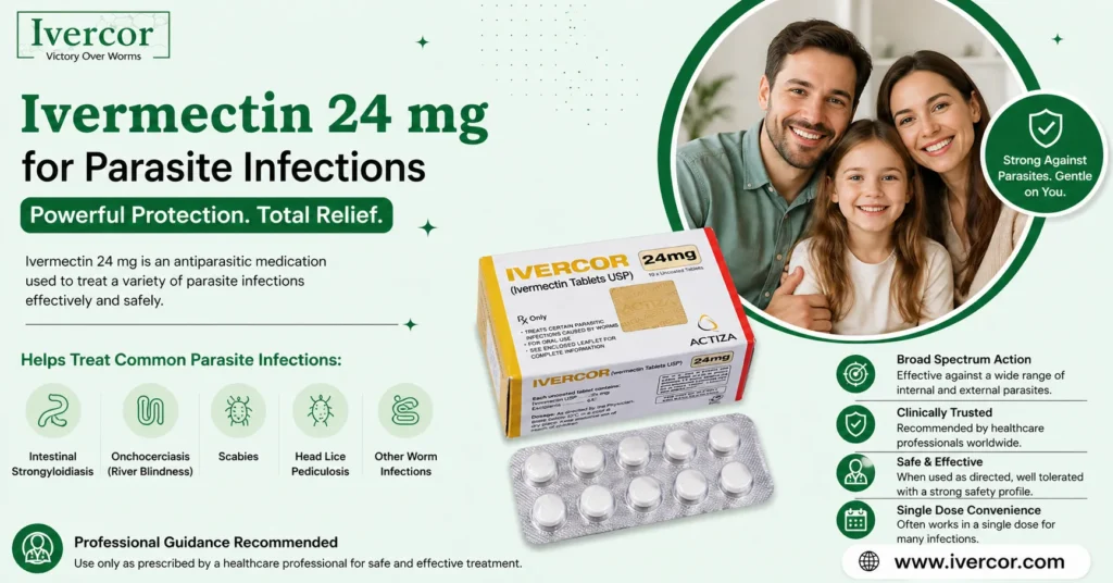 Ivermectin 24 mg for Parasite Infections