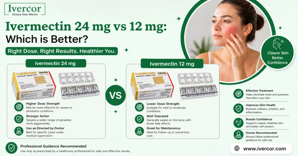 Ivermectin 24 mg vs 12 mg